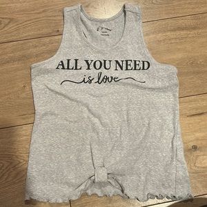 Art Class Shirts & Tops | Art Class All You Need Is Love Size 6/6x Girls TankTop